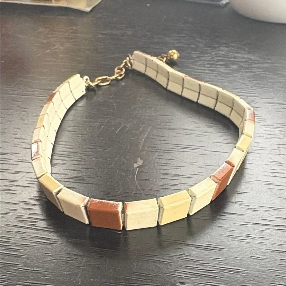 Vintage Stone Choker Necklace